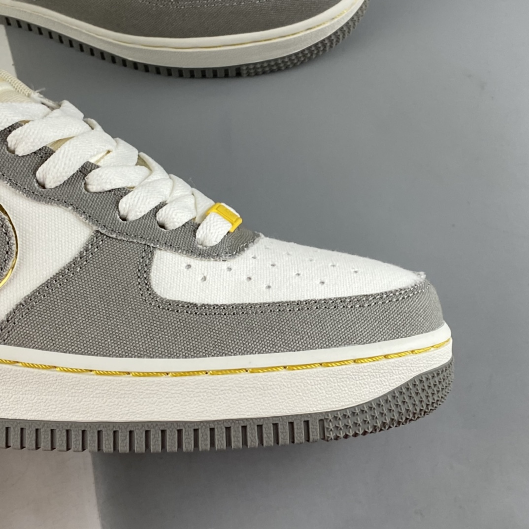 P200 Nike Air Force 1'07 Low 米灰金 空军一号帆布低帮休闲板鞋 315122-666