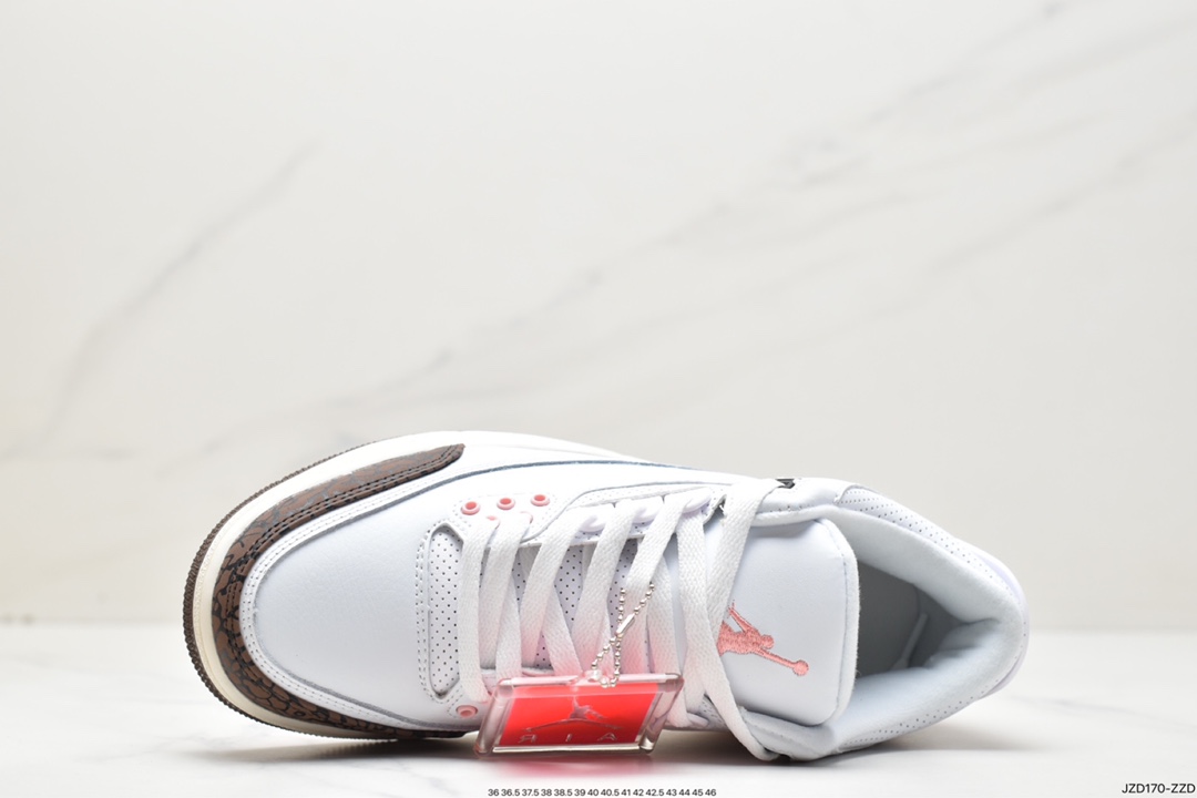 140 耐克Nike Air Jordan 3 Retro”Mocha”迈克尔·乔丹AJ3代中帮篮球鞋 136064-122