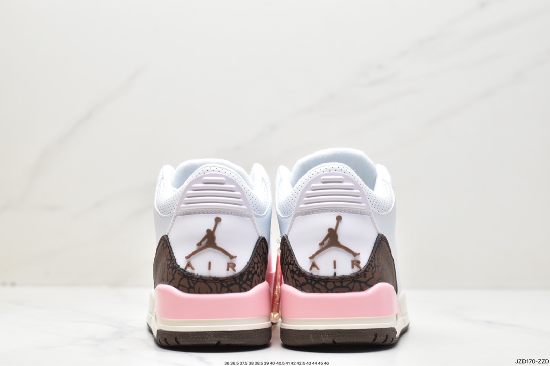140 耐克Nike Air Jordan 3 Retro”Mocha”迈克尔·乔丹AJ3代中帮篮球鞋 136064-122