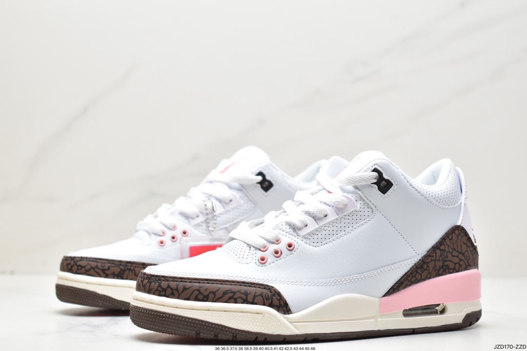 140 耐克Nike Air Jordan 3 Retro”Mocha”迈克尔·乔丹AJ3代中帮篮球鞋 136064-122