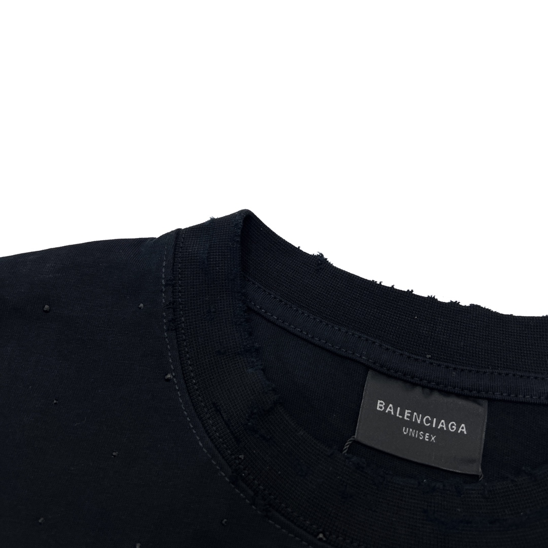 210 Balenciaga/巴黎世家BLCG 满天星字母刺绣短袖T恤