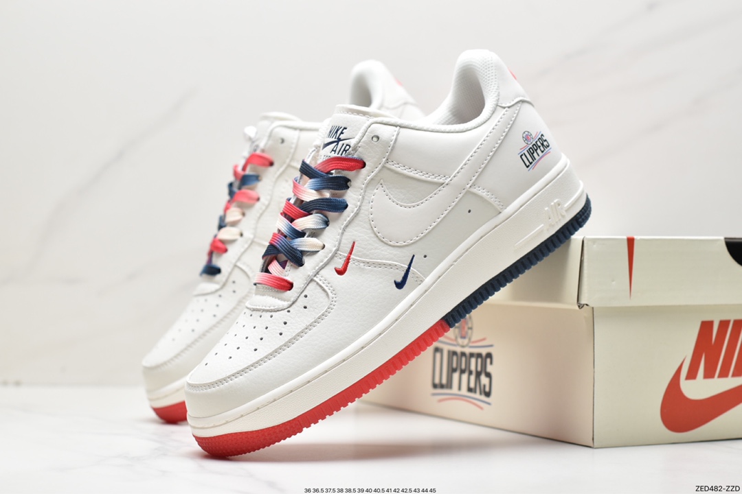 260 海外限量发售 Nike Air Force 1 Low '07 “米兰红”洛杉矶快船 GU5696-658