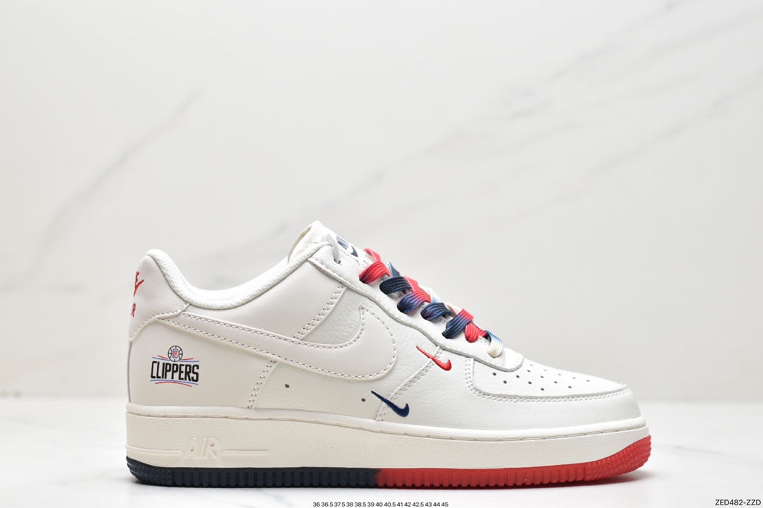 260 海外限量发售 Nike Air Force 1 Low '07 “米兰红”洛杉矶快船 GU5696-658