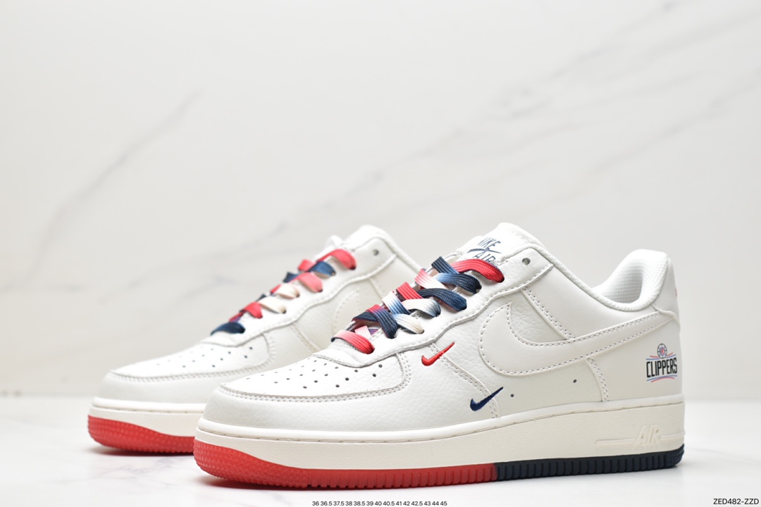 260 海外限量发售 Nike Air Force 1 Low '07 “米兰红”洛杉矶快船 GU5696-658