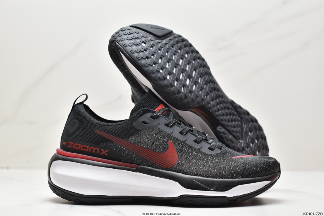 160 耐克NIKE ZOOMX INVINCIBLE RUN FK3 短跑马拉松系带系慢跑鞋DR2615-011