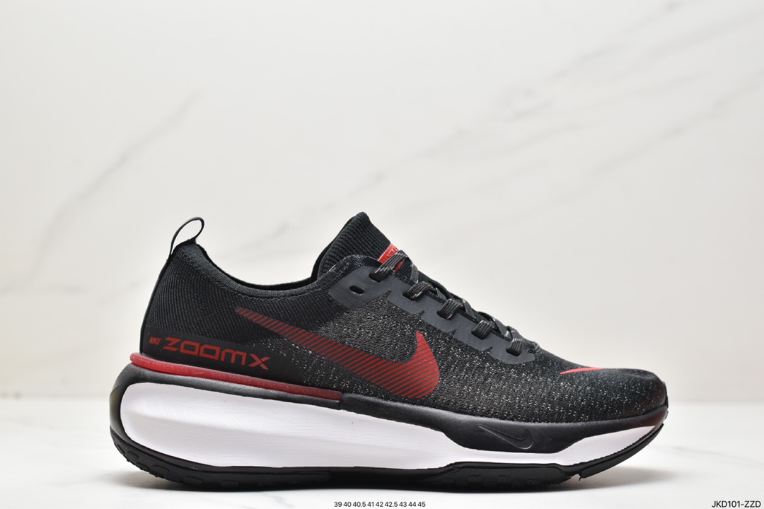 160 耐克NIKE ZOOMX INVINCIBLE RUN FK3 短跑马拉松系带系慢跑鞋DR2615-011