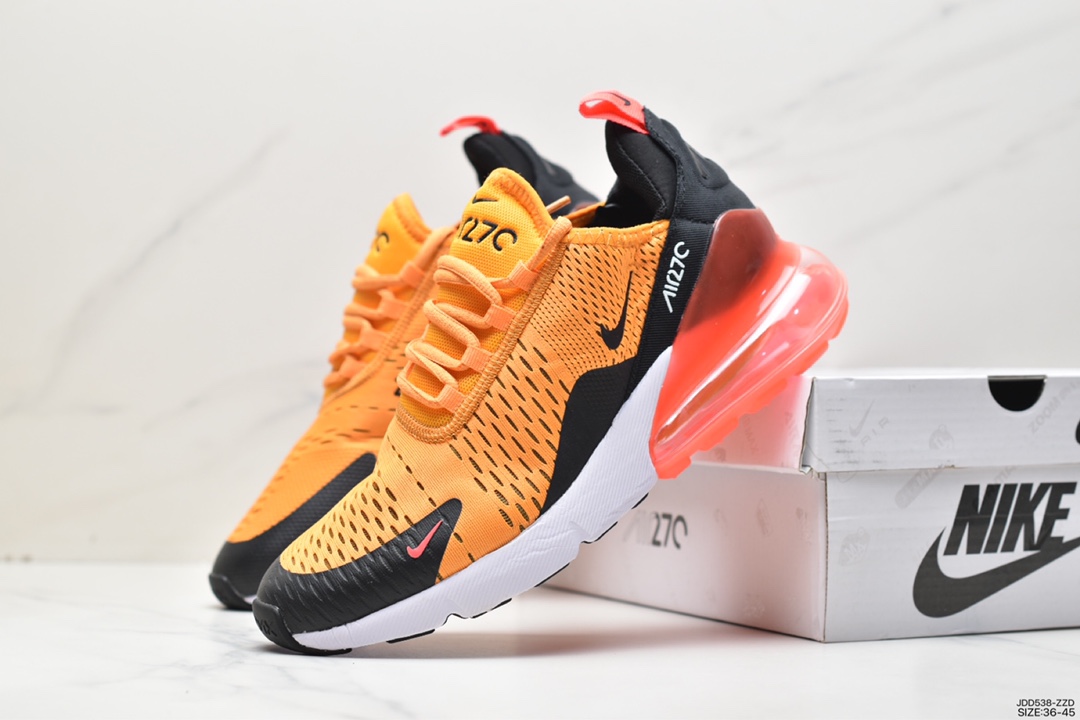 120 耐克NK Air Max 270 ”Black/White/Color”系列慢跑 AH8050-023