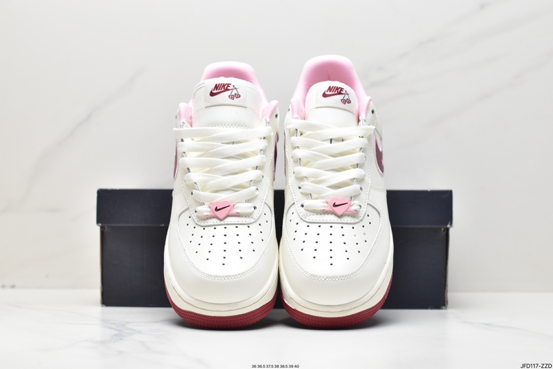 170 情人节白粉红耐克 Nike Air Force 1 Low 小勾 FD4616-161