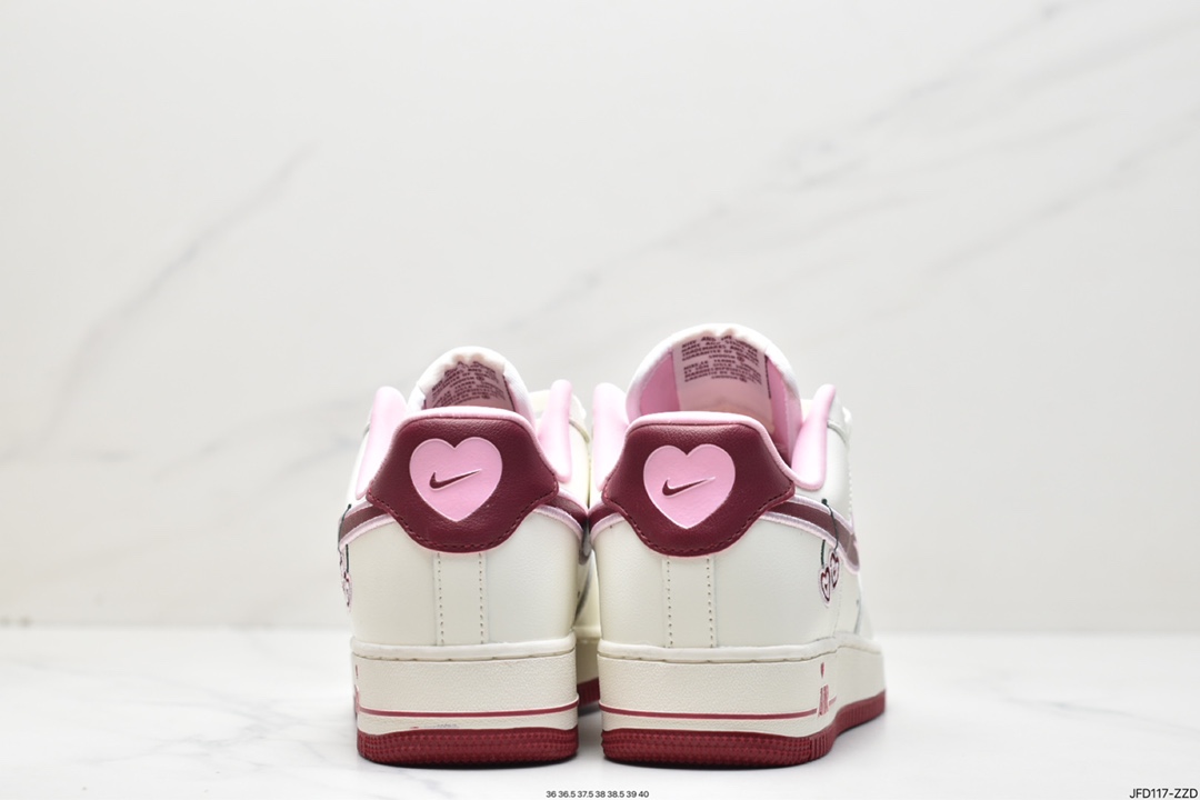 170 情人节白粉红耐克 Nike Air Force 1 Low 小勾 FD4616-161