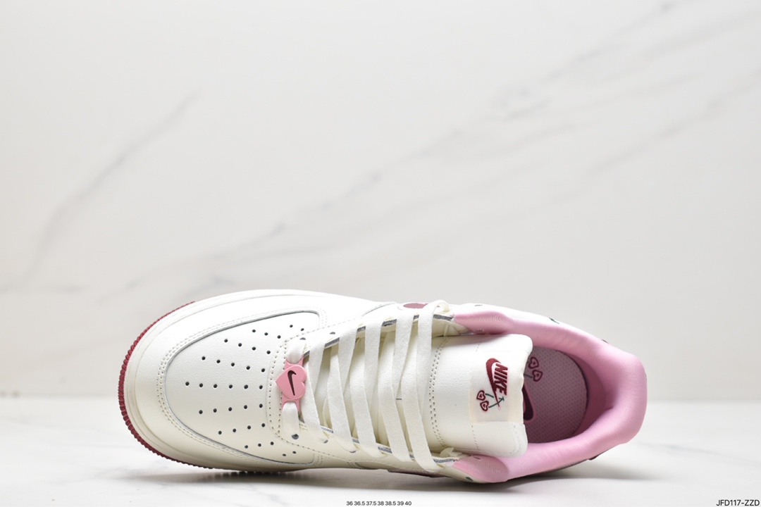 170 情人节白粉红耐克 Nike Air Force 1 Low 小勾 FD4616-161