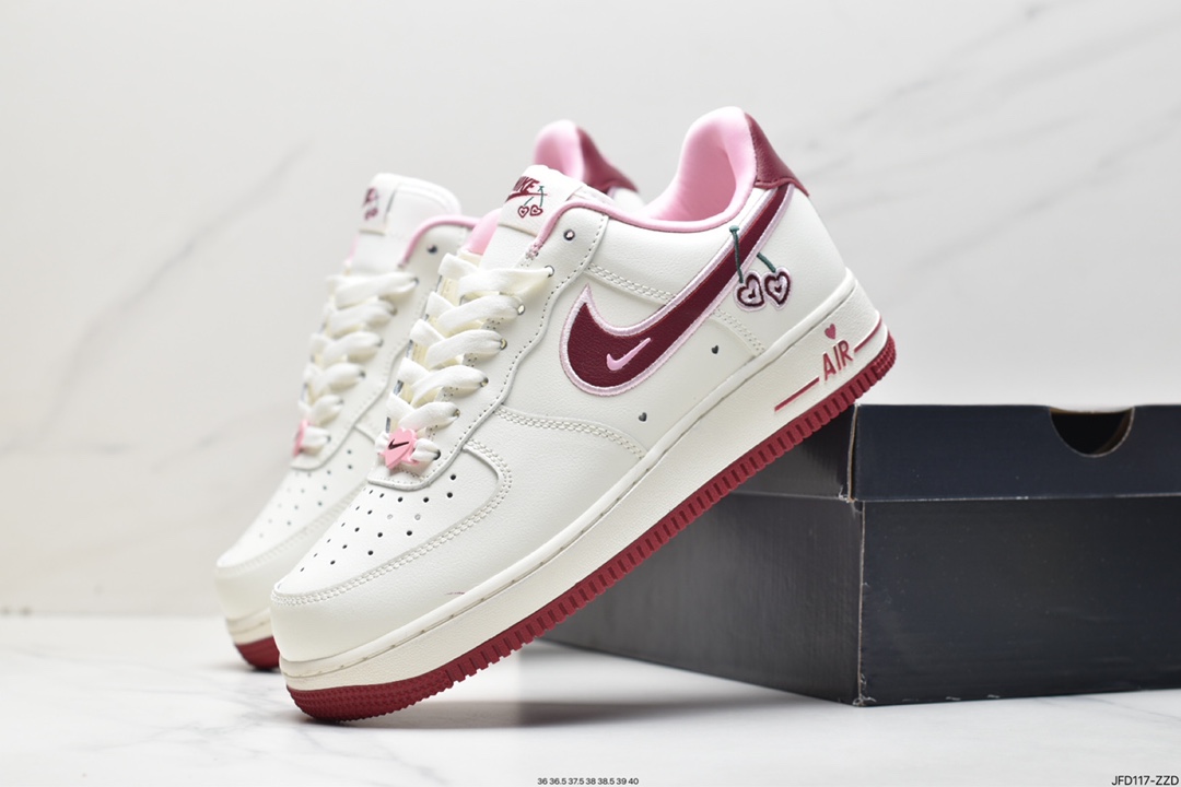 170 情人节白粉红耐克 Nike Air Force 1 Low 小勾 FD4616-161