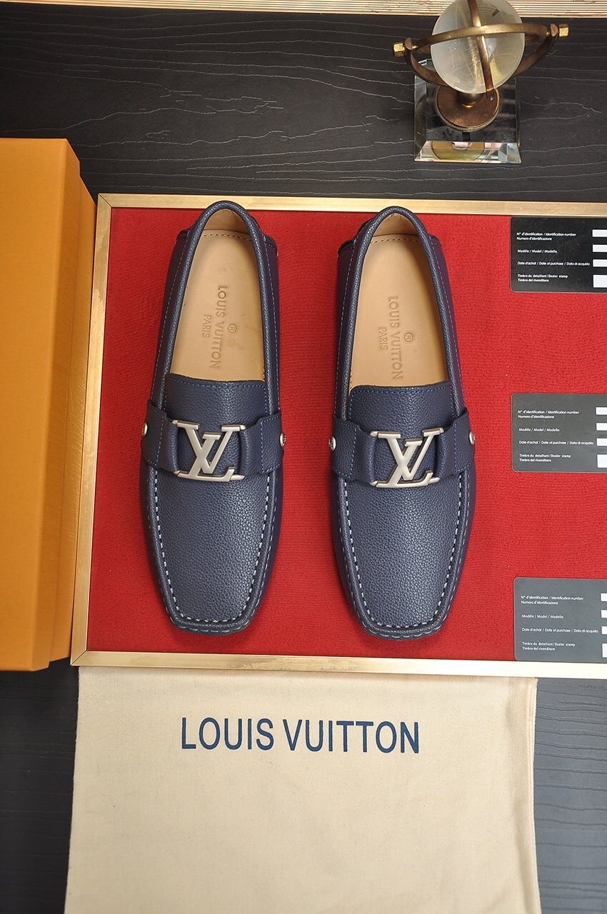 Louis Vuitton Shoes Moccasin Cowhide