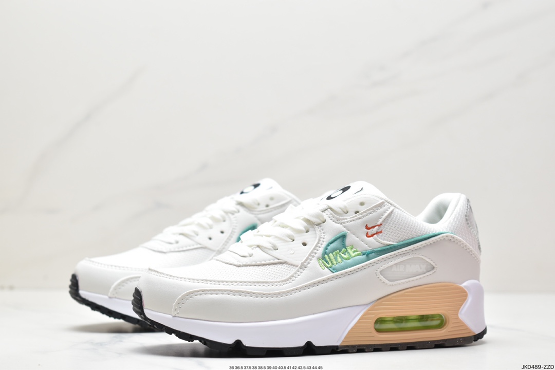 160 耐克Nike Air Max 90 经典复古小气垫缓震跑鞋 DO9850-100