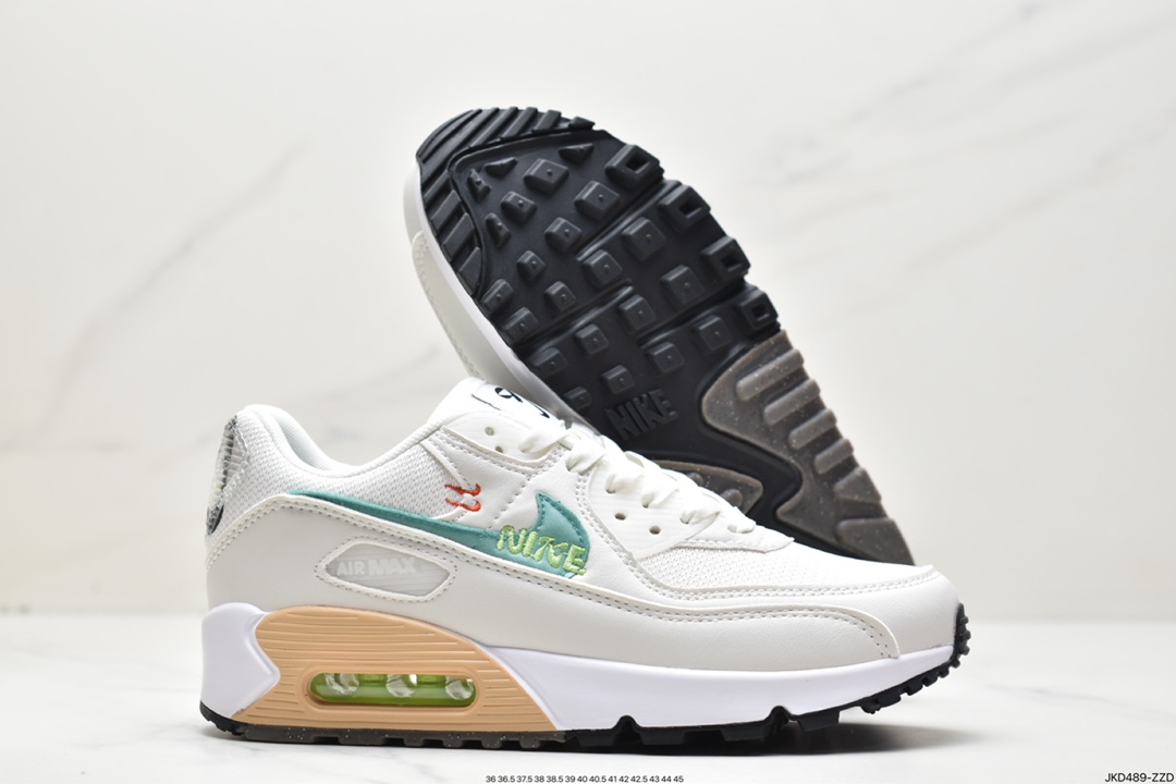 160 耐克Nike Air Max 90 经典复古小气垫缓震跑鞋 DO9850-100