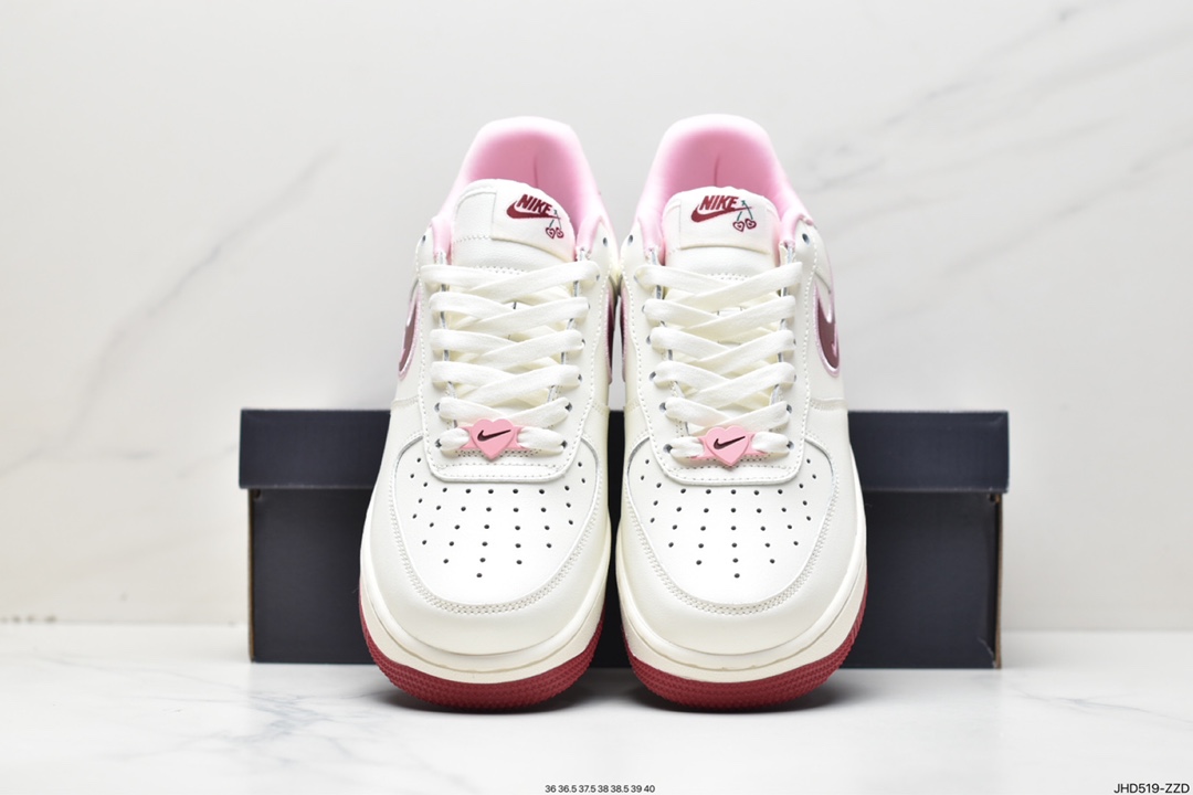 190 情人节白粉红耐克 Nike Air Force 1 Low 小勾 空军一号 FD4616-161