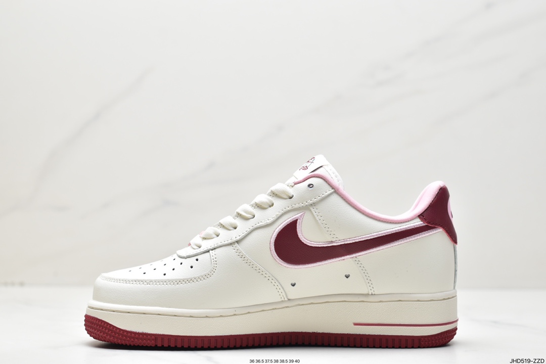 190 情人节白粉红耐克 Nike Air Force 1 Low 小勾 空军一号 FD4616-161