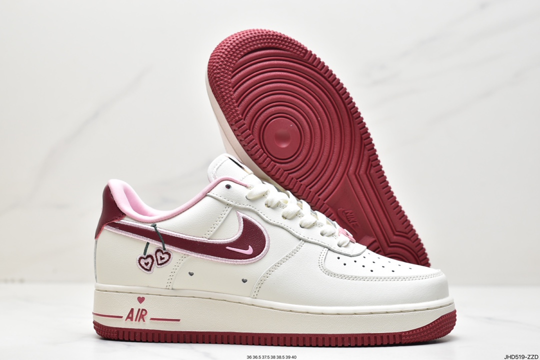 190 情人节白粉红耐克 Nike Air Force 1 Low 小勾 空军一号 FD4616-161
