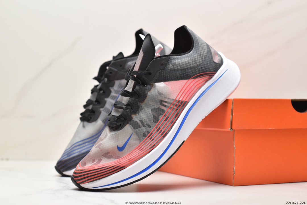 250 Nike Zoom Fly SP SHM 透明纱面马拉松缓震跑鞋 BQ6896-001