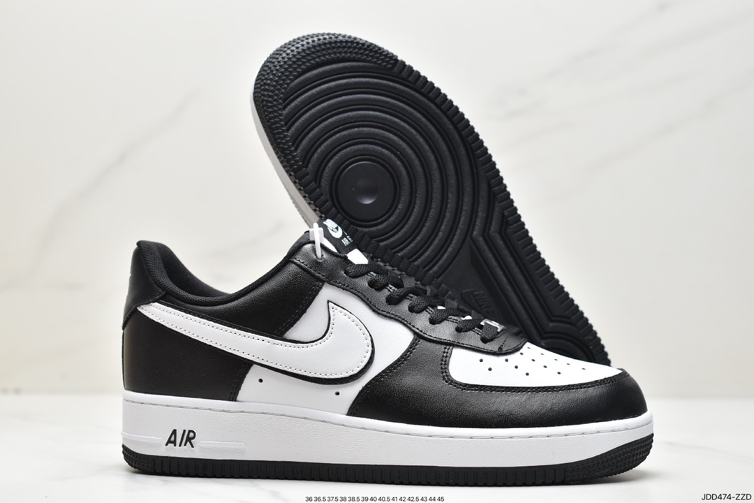 120 Nike Air Force 1”07 Low”Black/White/Panda”空军一号板鞋“黑白熊猫叠钩 DV0788-001