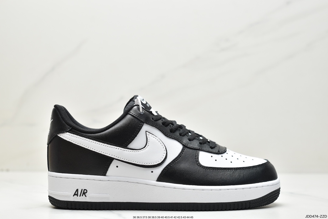 120 Nike Air Force 1”07 Low”Black/White/Panda”空军一号板鞋“黑白熊猫叠钩 DV0788-001
