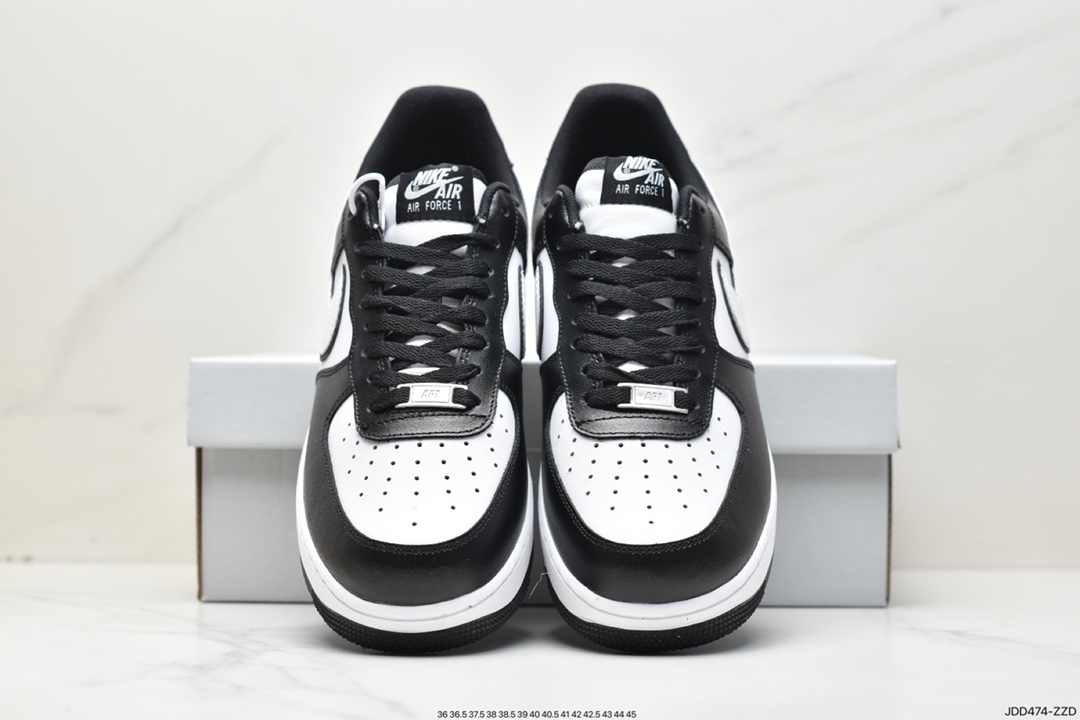 120 Nike Air Force 1”07 Low”Black/White/Panda”空军一号板鞋“黑白熊猫叠钩 DV0788-001