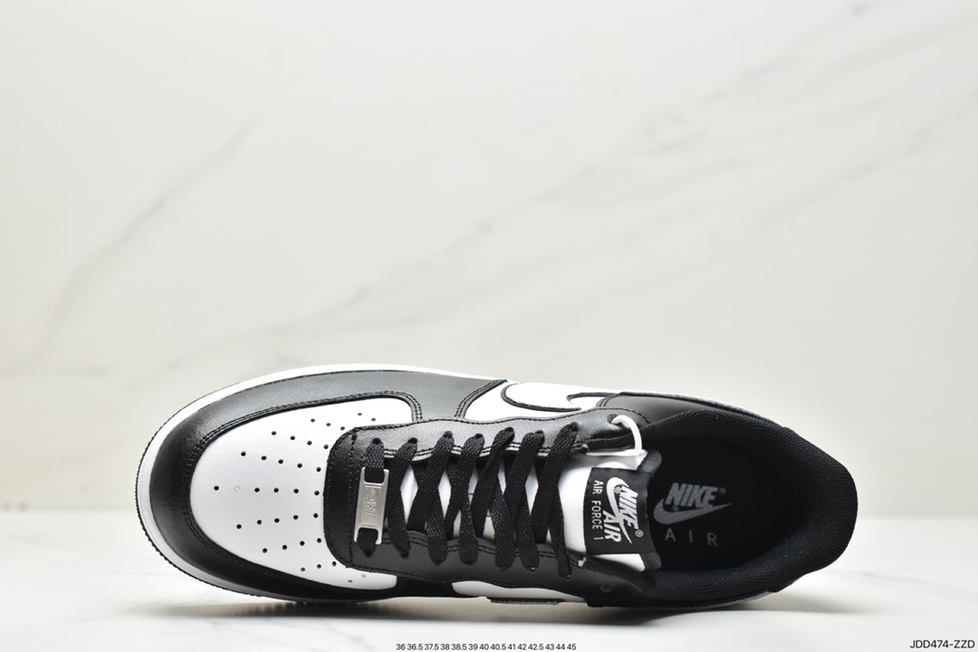 120 Nike Air Force 1”07 Low”Black/White/Panda”空军一号板鞋“黑白熊猫叠钩 DV0788-001