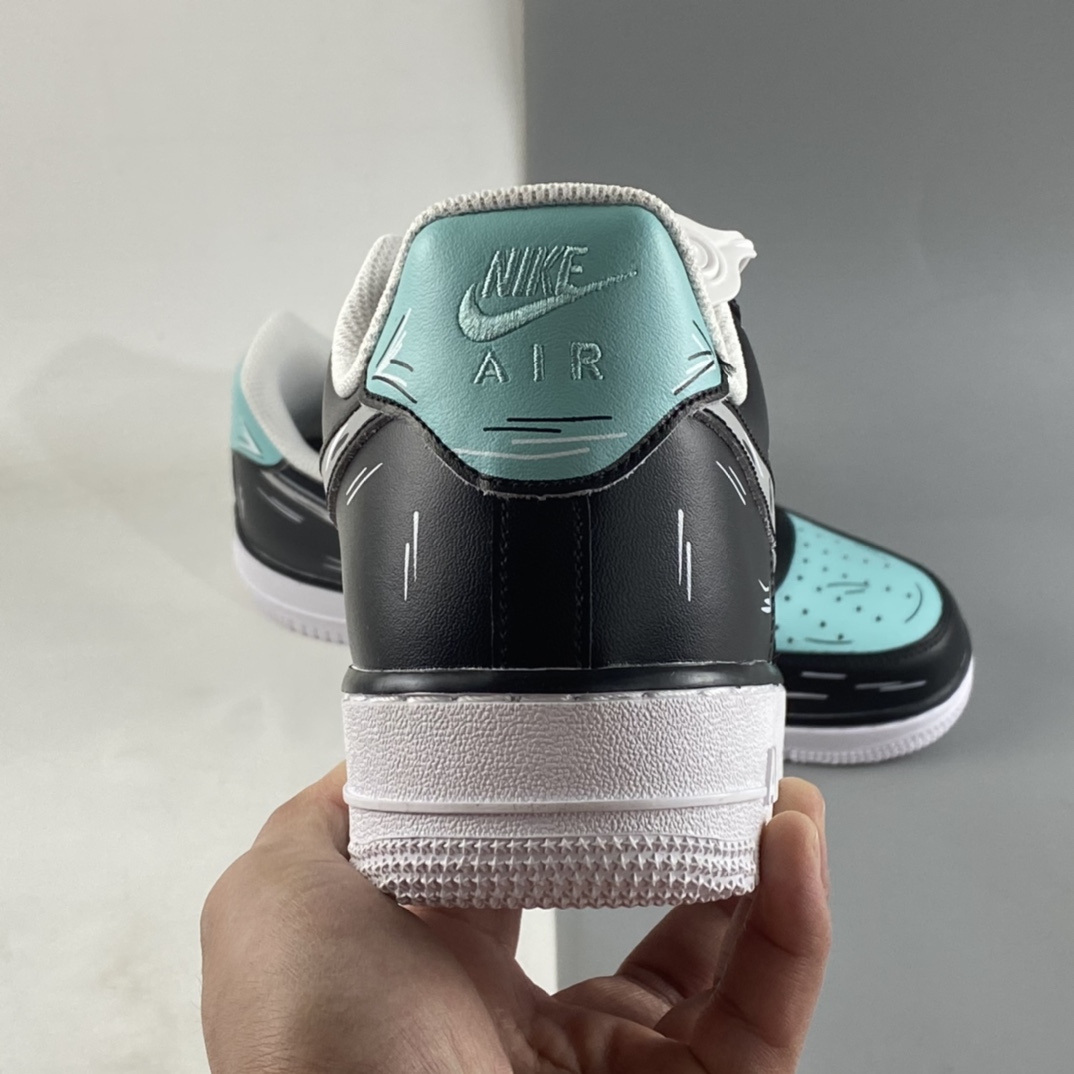 Nike Air Force 1'07 Low black diamond color Air Force 1 low-top casual sneakers CW2288-215