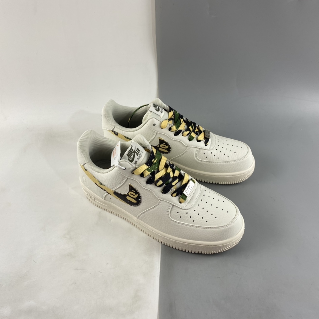 Bape x Nike Air Force 1'07 Low ”Camo Color” Nigo brand sneakers AA1365-118