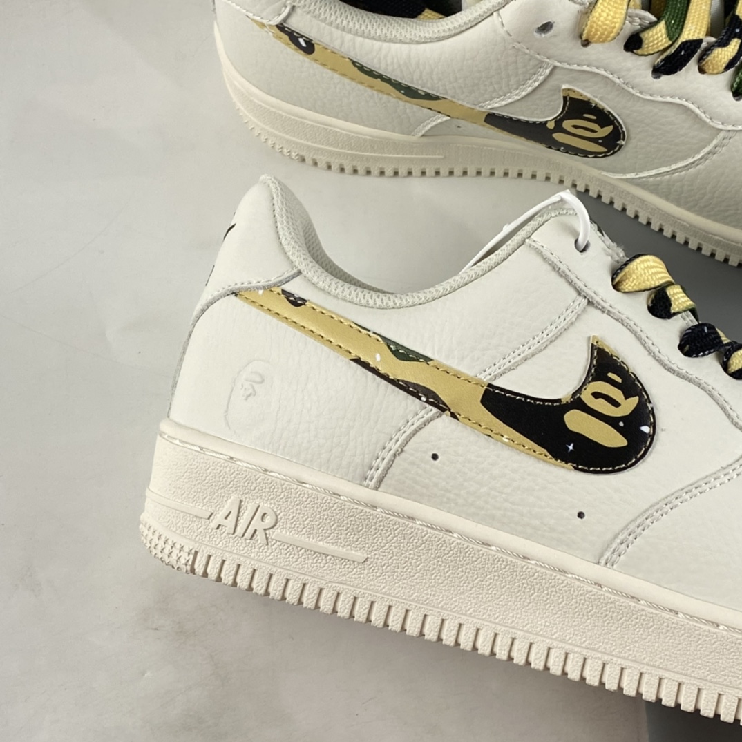 Bape x Nike Air Force 1'07 Low ”Camo Color” Nigo brand sneakers AA1365-118