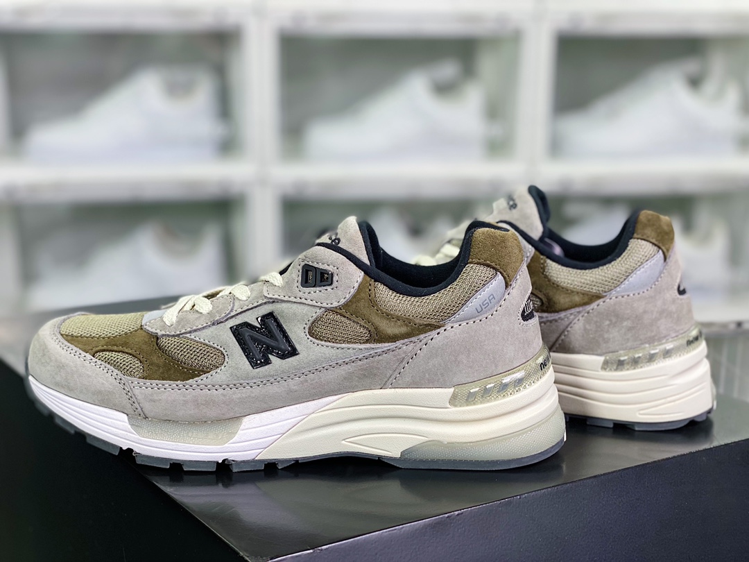 280 JJJJound x 【NB新百伦New Balance】 Made in USA M992美产血统系跑步鞋“咖浅棕黑”M992J2