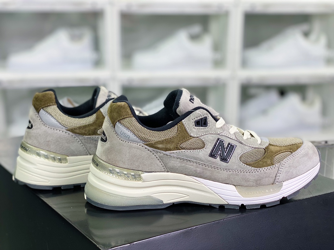 280 JJJJound x 【NB新百伦New Balance】 Made in USA M992美产血统系跑步鞋“咖浅棕黑”M992J2