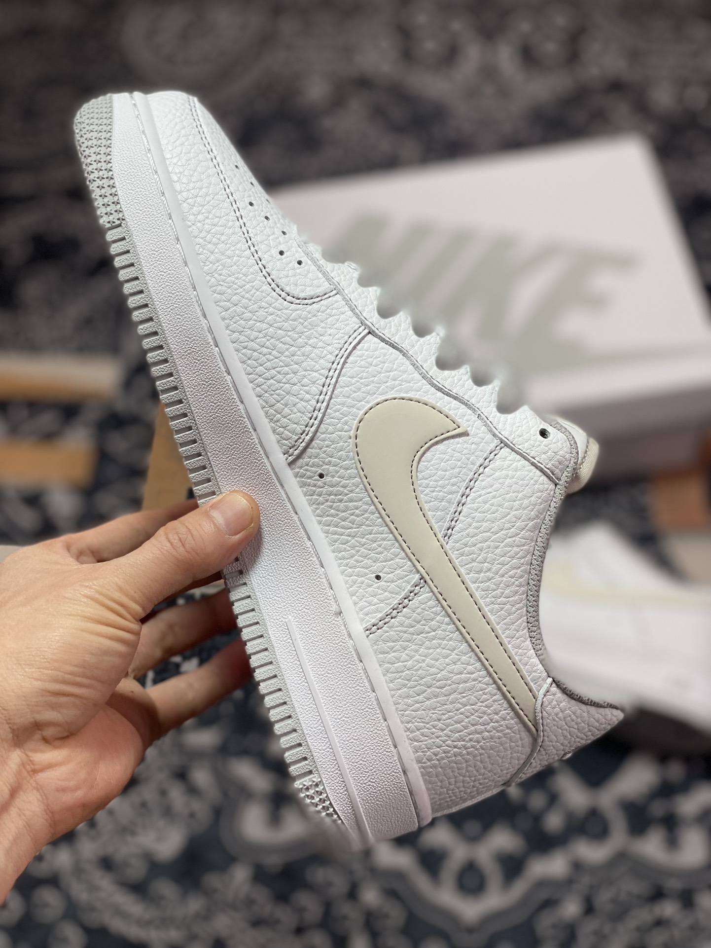 240 Nike Air Force 1 Low”MORE THAN____”空军一号板鞋“白浅灰签名涂鸦”UO5369-603