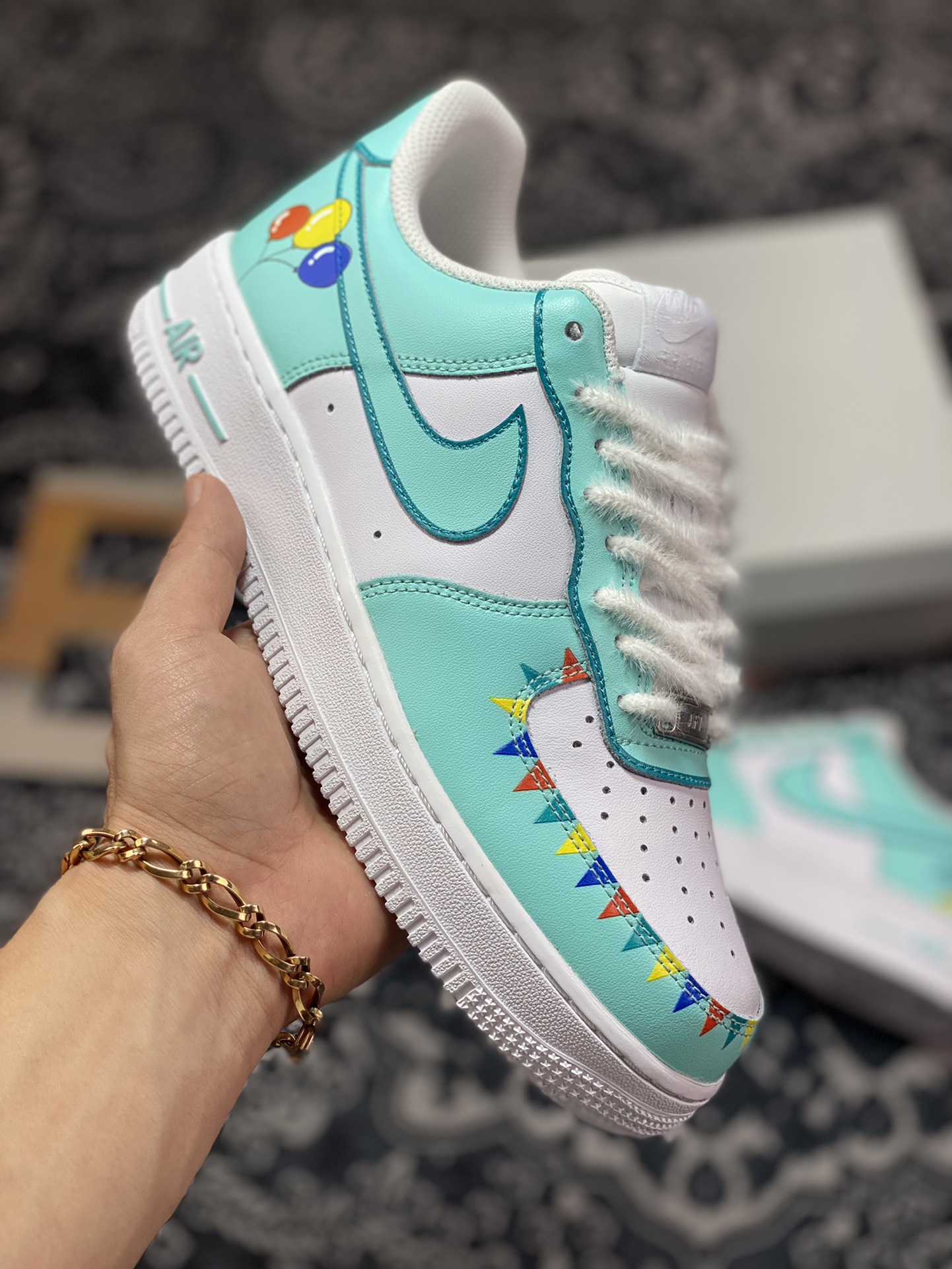 200 Nike Air Force 1’07 Low”White/Mint/Circus”空军一号经典低帮CW2288-111