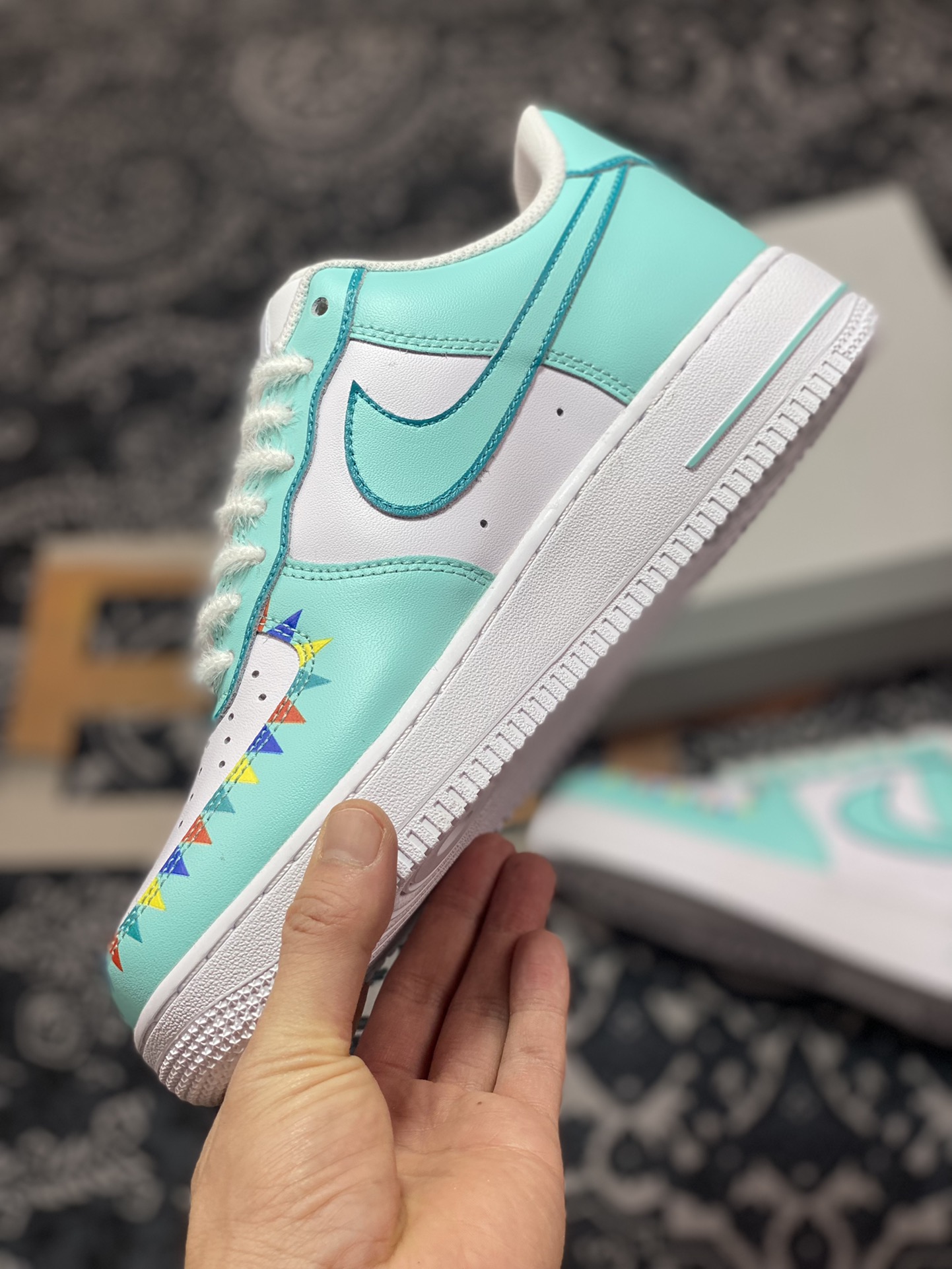 200 Nike Air Force 1’07 Low”White/Mint/Circus”空军一号经典低帮CW2288-111