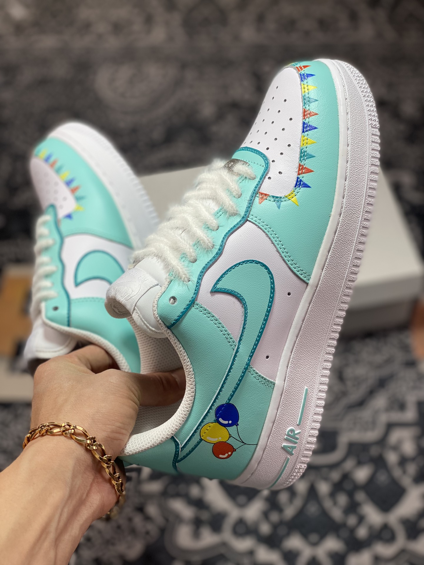 200 Nike Air Force 1’07 Low”White/Mint/Circus”空军一号经典低帮CW2288-111