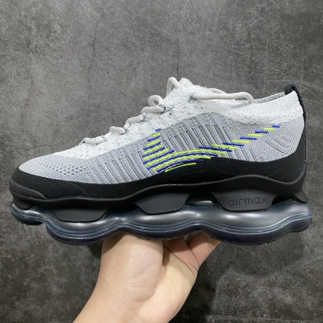 图片[2]-纯原Nk Air Max Scorpion Fk黑灰 DJ4701-002n耐克2022新款全掌次世代气垫跑鞋鞋款搭载全新全掌气垫，全新配置带来过去Air Max 鞋款所没有的穿著体验；鞋面为新开发的 Chenille Flyknit 材料，鞋舌、鞋领处也加入了新材质，全新鞋款带来全新审美风格 尺码：36 36.5 37.5 38 38.5 39 40 40.5 41 42 42.5 43 44 44.5 45-莆田鞋批发中心