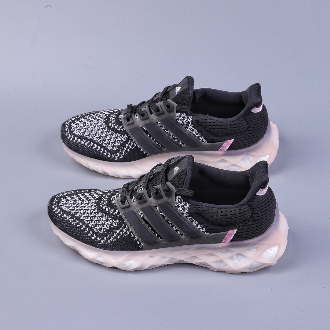 Adidas Ultra Boost DNA Web UB 8.0 net series low-top sock-style knitted upper casual sports jogging shoes GY9093