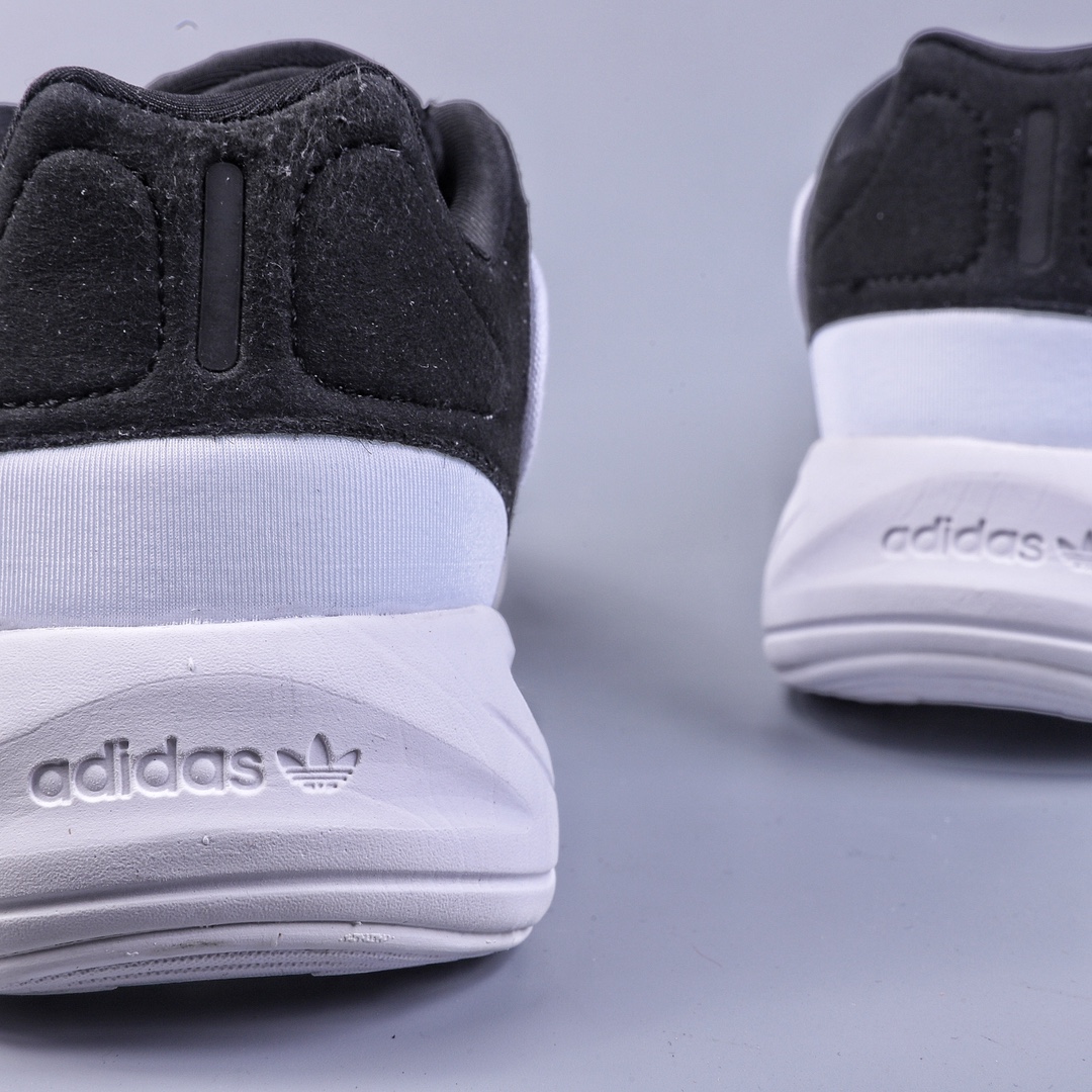 180  Adidas 三叶草OZELIA adiPENE 水管2.0 皮面复古运动老爹鞋 GY1561