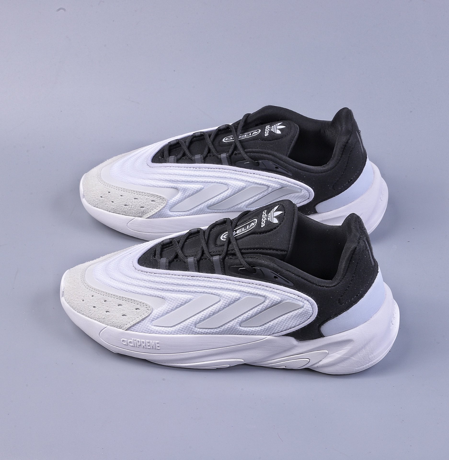 180  Adidas 三叶草OZELIA adiPENE 水管2.0 皮面复古运动老爹鞋 GY1561
