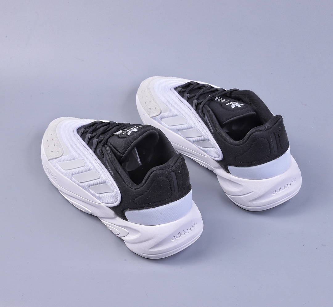 180  Adidas 三叶草OZELIA adiPENE 水管2.0 皮面复古运动老爹鞋 GY1561