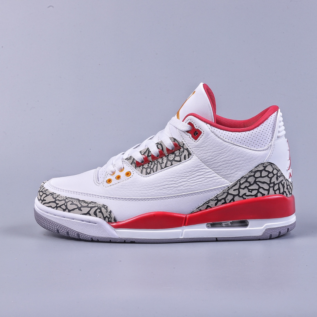 320 H版Air Jordan 3 Retro”Cardinal Red”迈克尔·乔丹AJ3代中帮CT8532-126