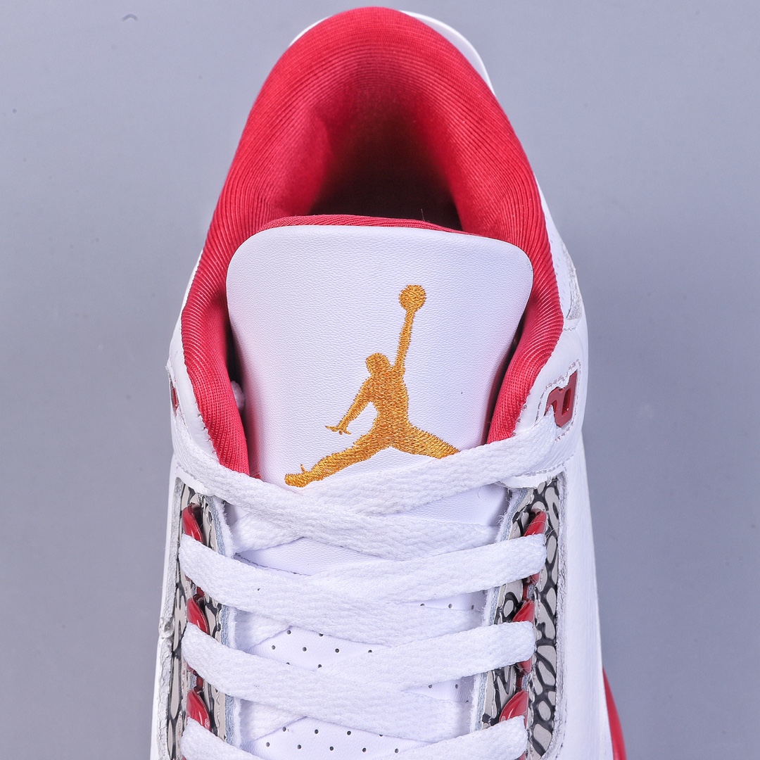 320 H版Air Jordan 3 Retro”Cardinal Red”迈克尔·乔丹AJ3代中帮CT8532-126