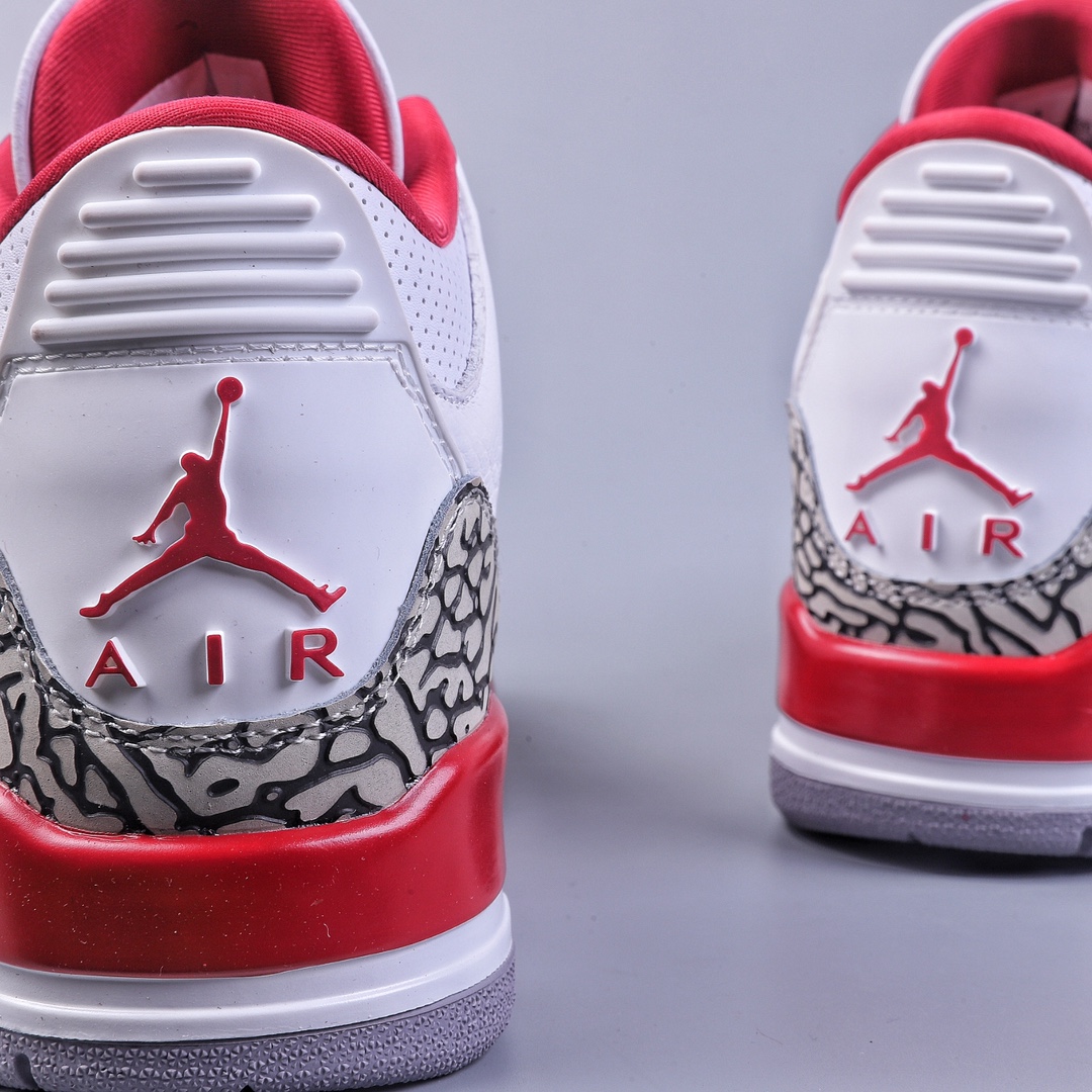 320 H版Air Jordan 3 Retro”Cardinal Red”迈克尔·乔丹AJ3代中帮CT8532-126