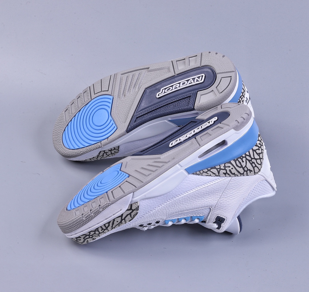 320 H版Air Jordan 3 Retro 北卡蓝配色 纯原大厂出品 CT8532-104