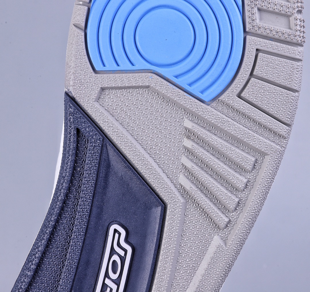 320 H版Air Jordan 3 Retro 北卡蓝配色 纯原大厂出品 CT8532-104