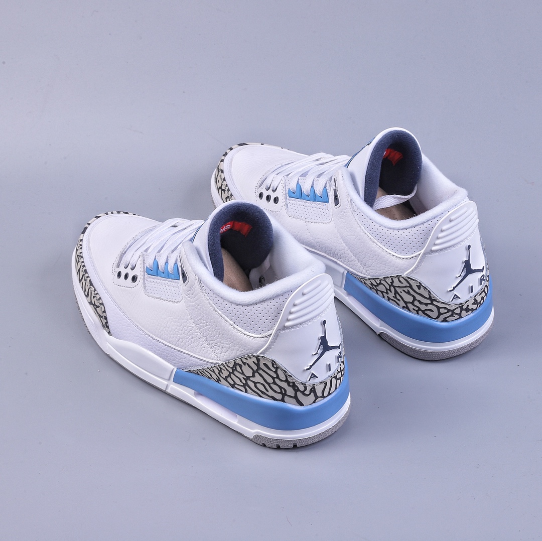 320 H版Air Jordan 3 Retro 北卡蓝配色 纯原大厂出品 CT8532-104