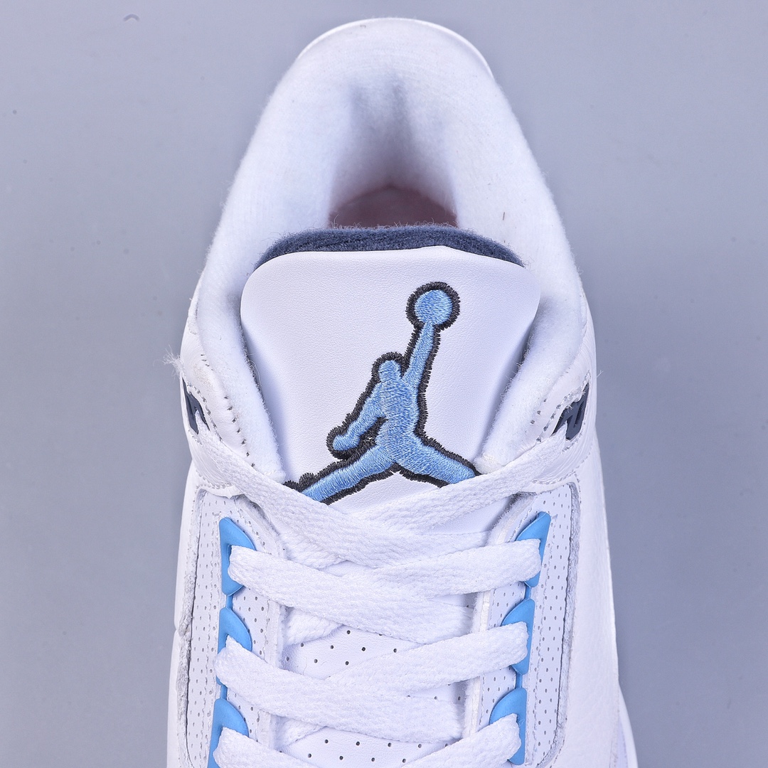 320 H版Air Jordan 3 Retro 北卡蓝配色 纯原大厂出品 CT8532-104