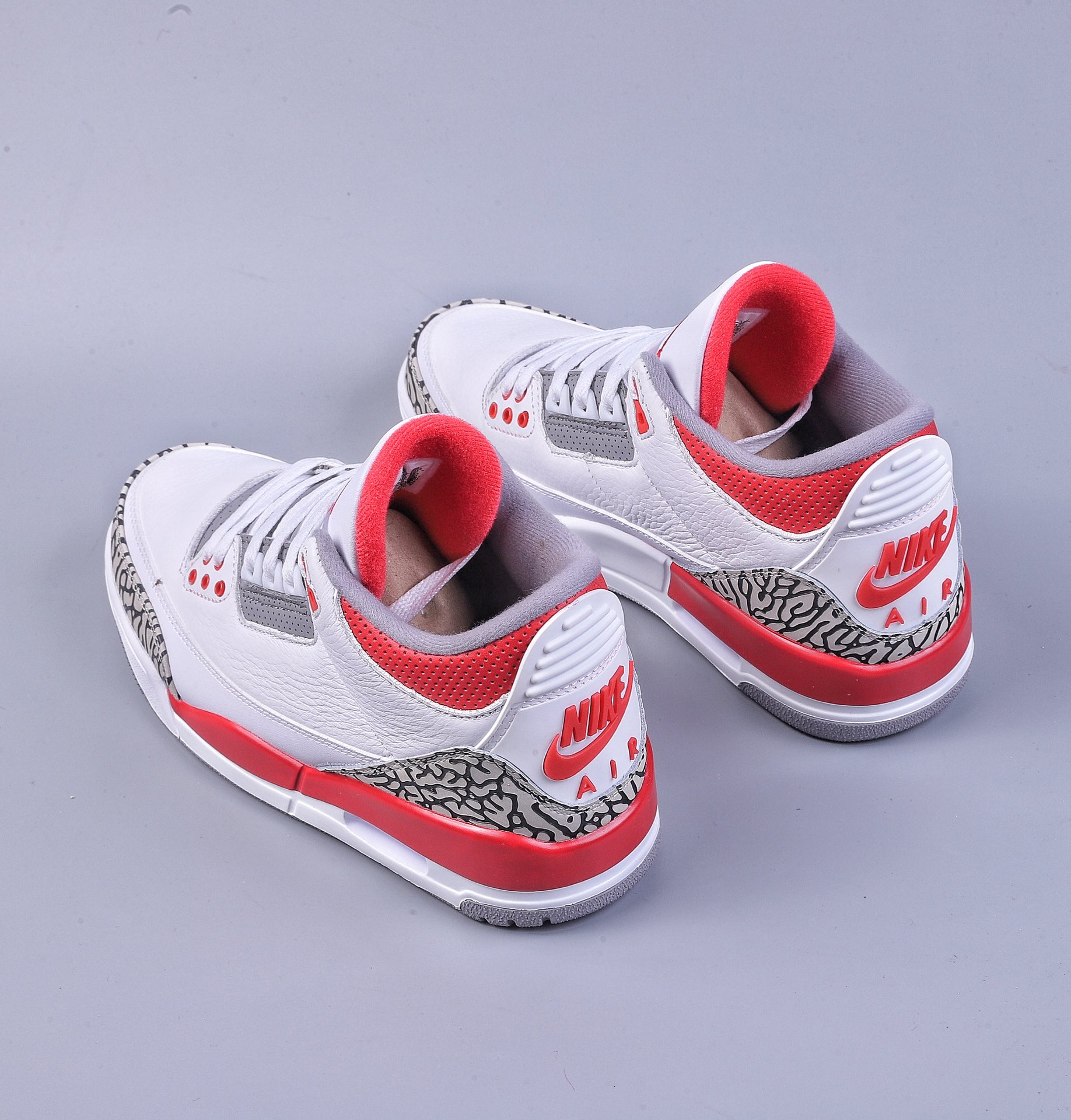 H version Air Jordan 3 Retro ”Fire Red” flame red color DN3707-160