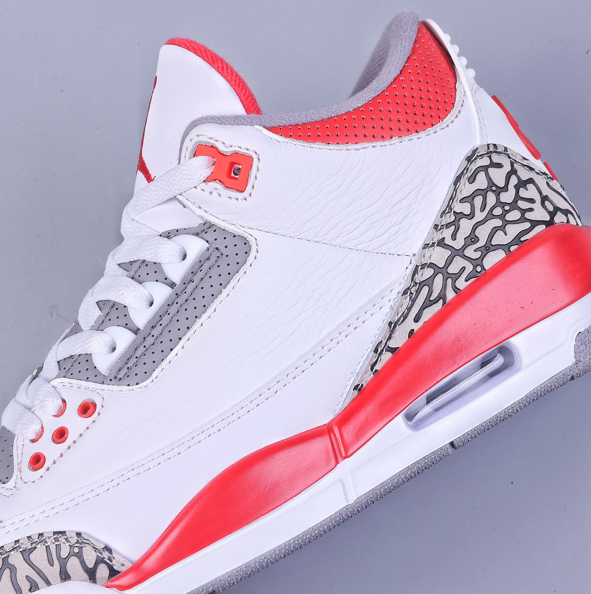 H version Air Jordan 3 Retro ”Fire Red” flame red color DN3707-160