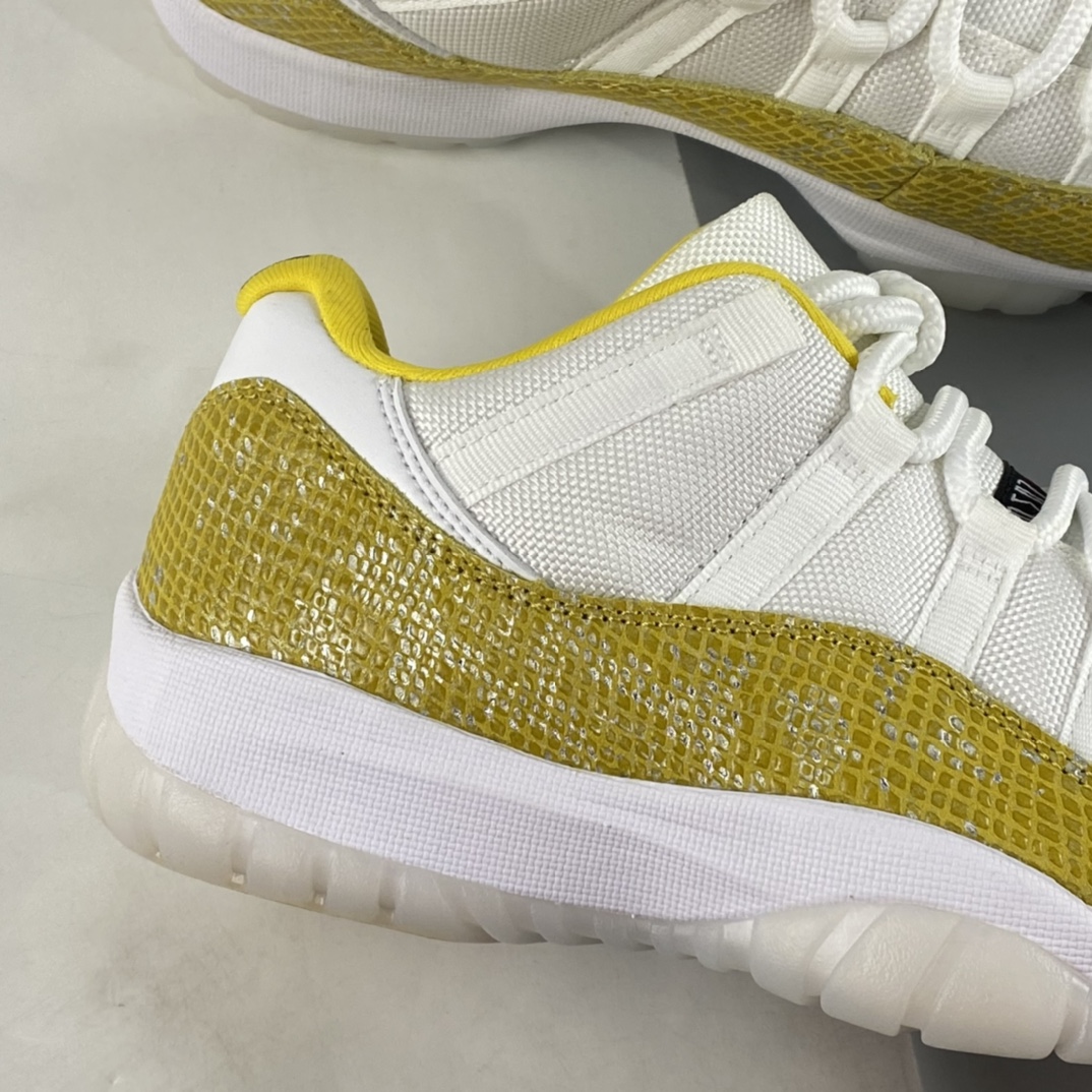 P320 Air Jordan AJ11 Low 白黄蛇纹低帮 AH7860-107